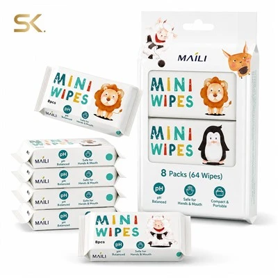 Mini tasku niisked salvrätikud